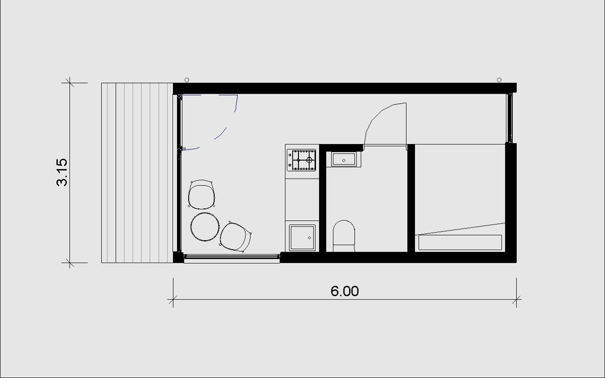15 m²