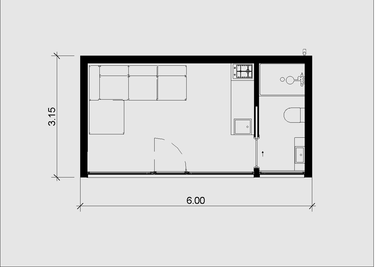 15 m²